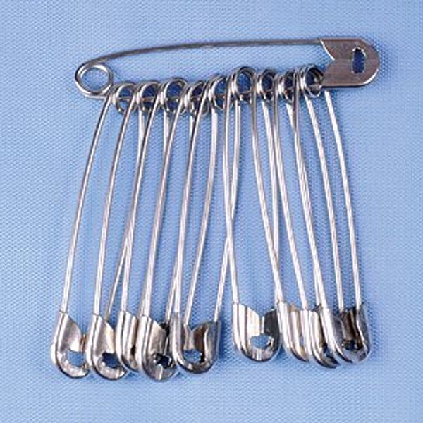 Булавки английские ВОС 35мм, цв.никель, уп.1000 шт