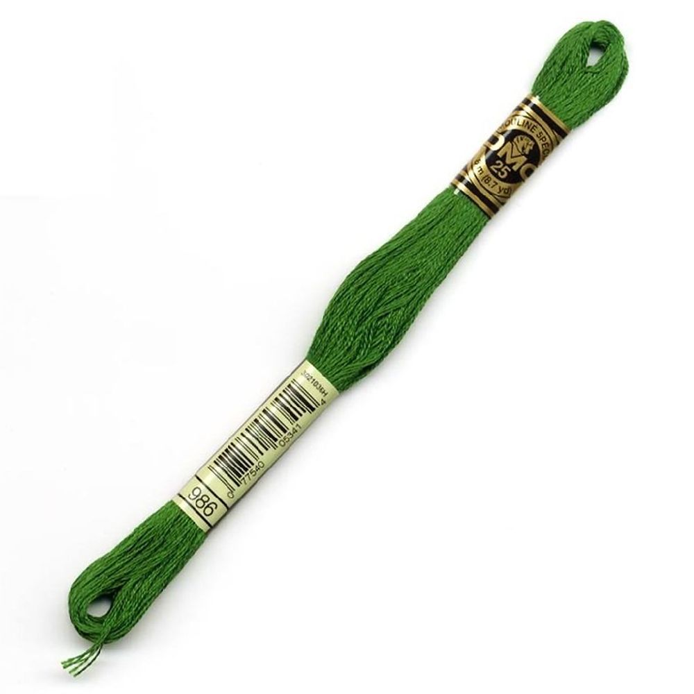 Мулине DMC 117 (986), 12 мотков по 8 метров