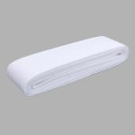 Лента (тесьма) шторная: сборка параллельная (1:2) 60 мм / 10 метров, (2 ряда петель, 4 шнура), белый, (607)