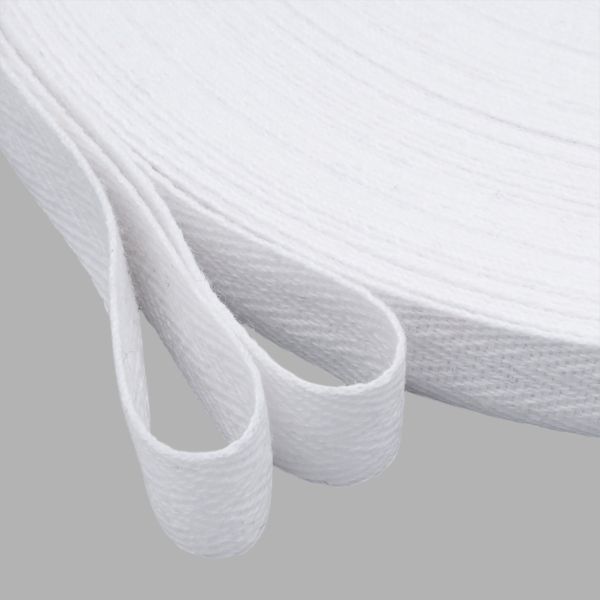 Тесьма (лента) киперная (100 х/б) 15 мм / 45.72 метра, 70 белый, 6190-2024