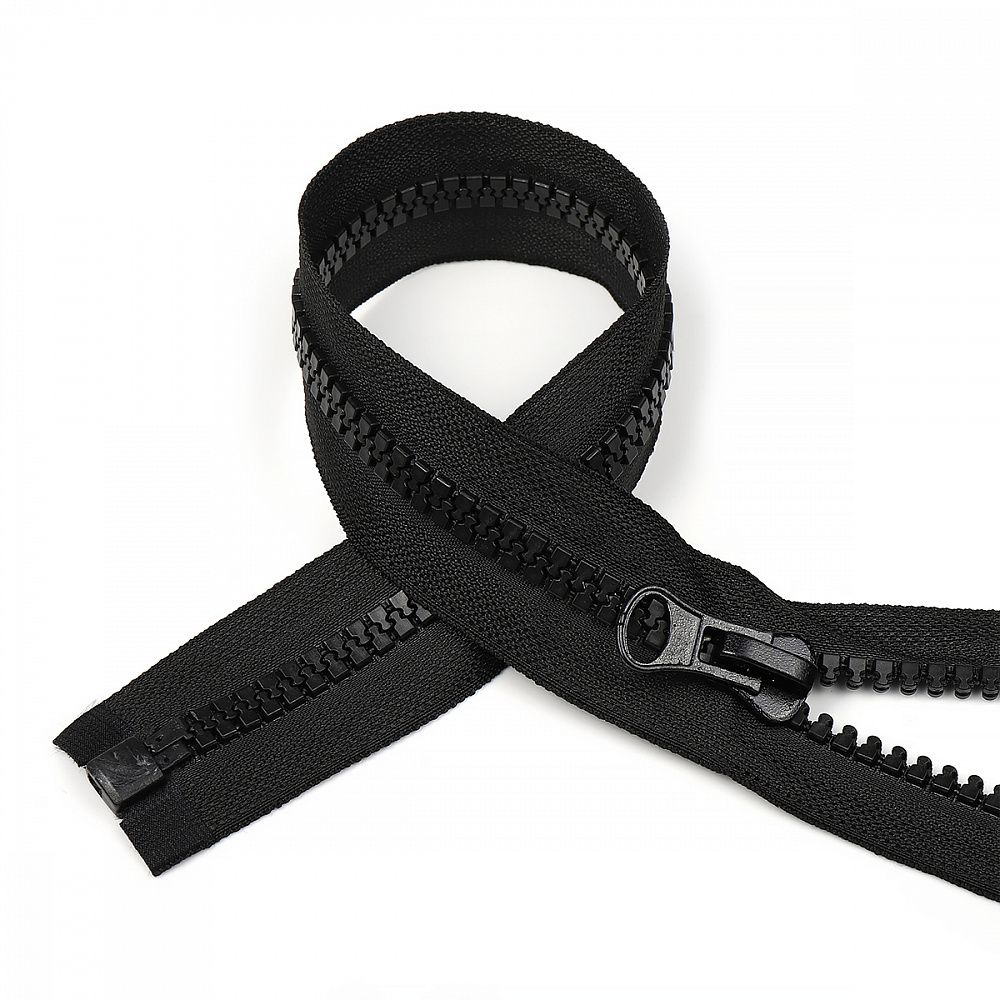 Молния трактор Т8 (8 мм) 1 зам., разъем., 95 см, усил.зв., цв.F322 черный уп.50 шт Молния трактор Т8 (8 мм) 1 зам., разъем., 95 см, усил.зв., цв.F322 черный уп.50 шт