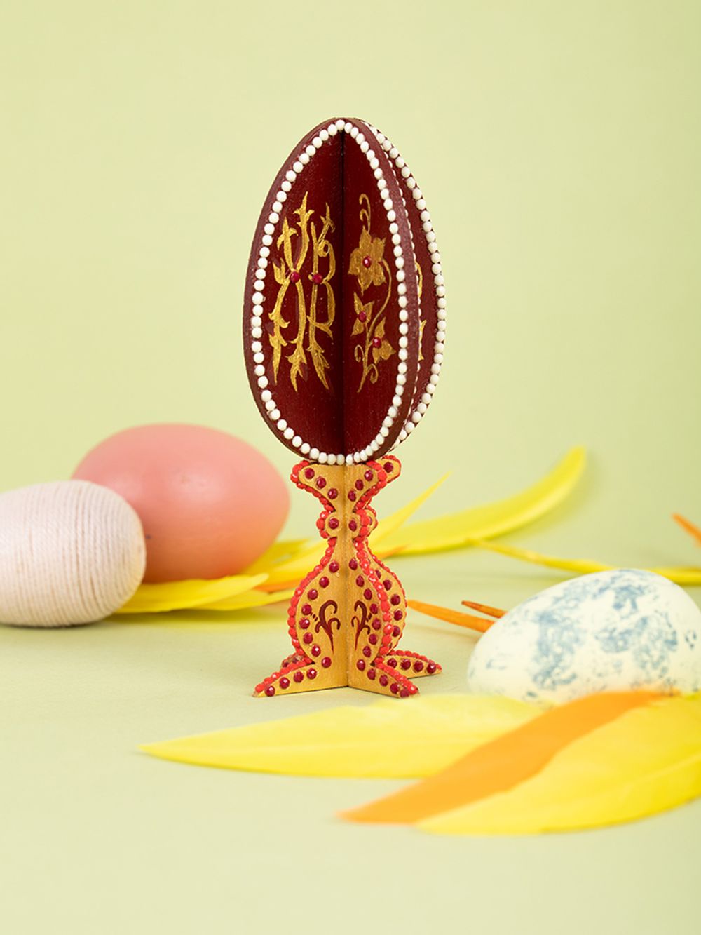 Яйцо декоративное фанера 5.5х5.5х13.5 см, Mr.Carving КЛ-25