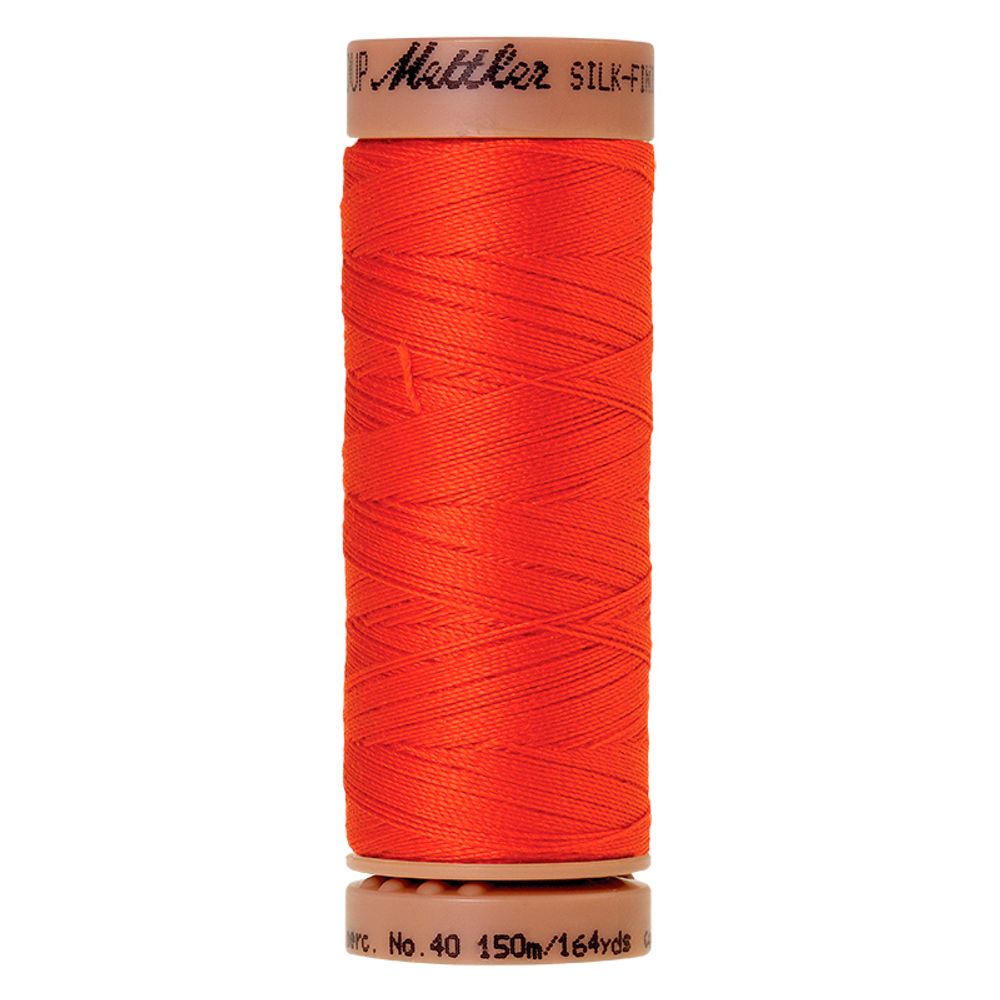 Нитки хлопковые отделочные Mettler Silk-Finish Cotton 40, 150 м, 0450, 5 катушек