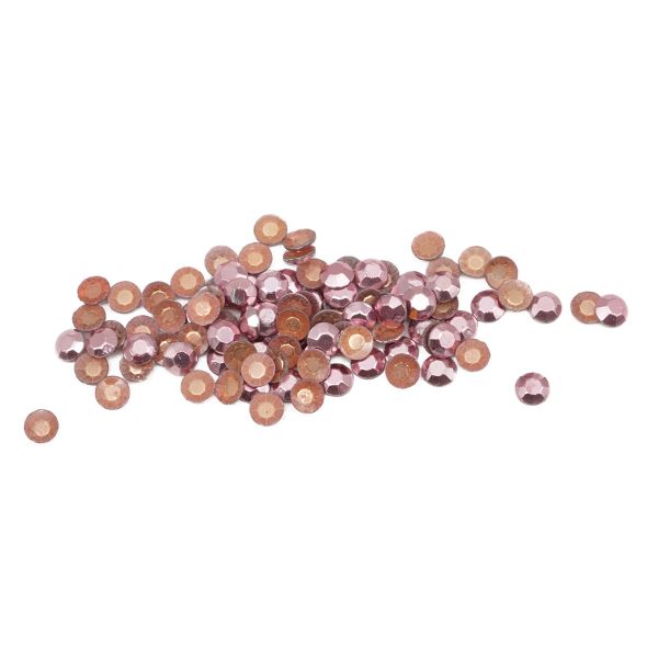 Стразы термоклеевые, 3 мм, ss12, 150 шт/упак (120 розовый)