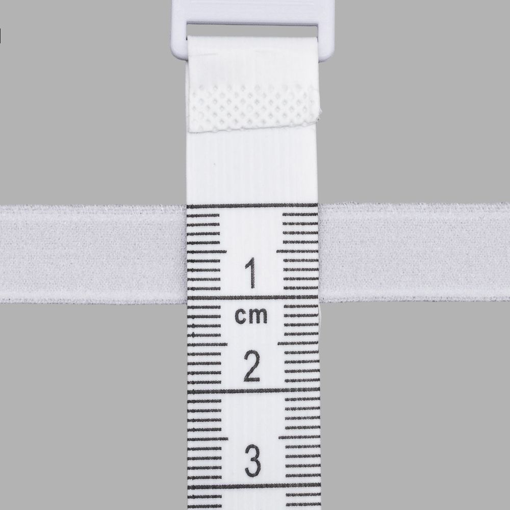 Резинка бельевая (отделочная) 10.0 мм / 250 метров, белый, 908/10