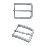 Пряжка ременная металл 35 мм, Silver, 3 шт
