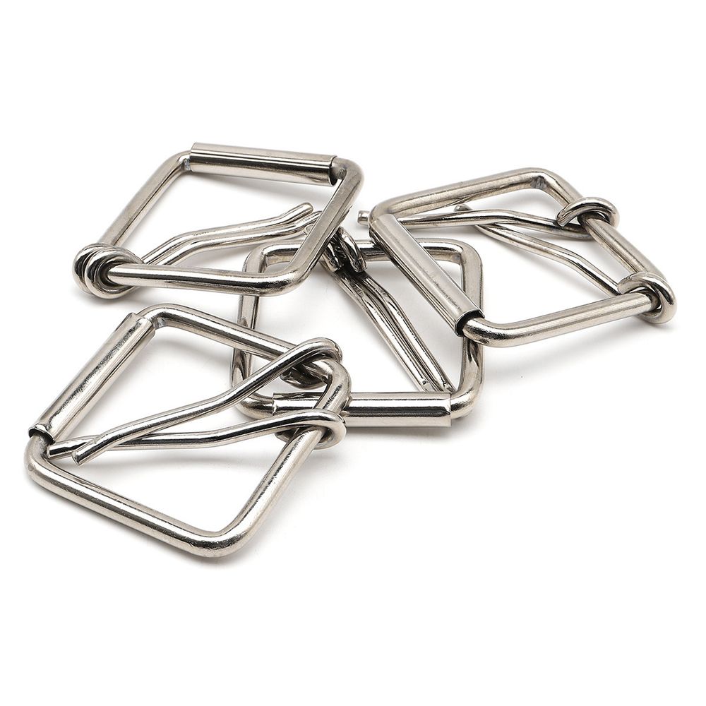 Пряжка ременная металл 51.5 мм (внешн. 63.5х63 мм, ⌀6 мм), 4 шт, роликовая, никель, П-10-18