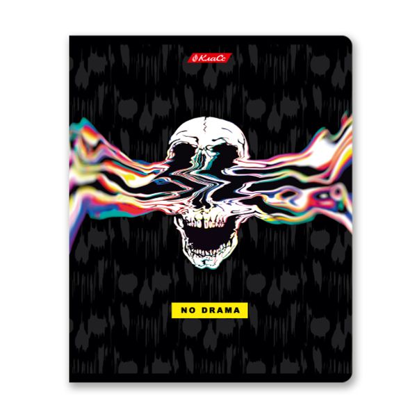 Тетрадь ученическая общая, твин лак, A5+ 40 л. на скобе 65 г/м², белизна 100%, 10 шт, клетка в термоусадочной пленке, 000474 Взрыв мозга, Светоч 40ТСК5_8_2_1