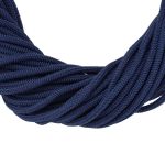 Шнур эластичный вязаный 4.5 мм / 50м (полиэстер 86%, латекс 14%) (темно-синий), Р2691