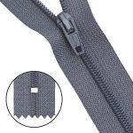 Молния спираль (витая) Т3 (3 мм) 1 зам., н/раз., 20 см, автомат, сер, 30094, 10 шт