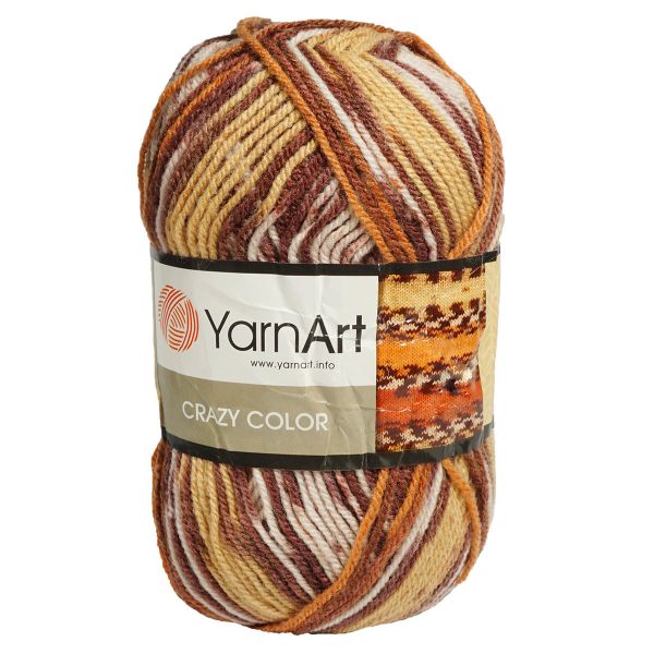 Пряжа YarnArt (ЯрнАрт) Crazy color / уп.5 мот. по 100 г, 260м, 138 секционный
