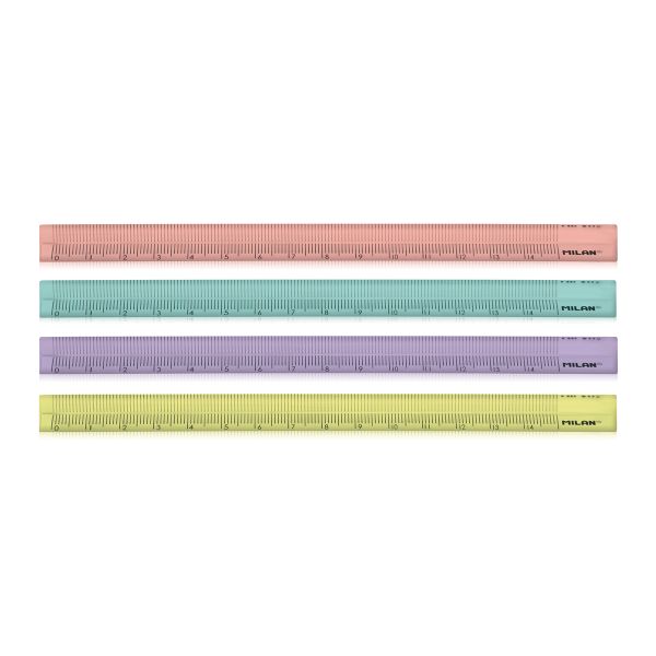 Линейка трехгранная New Look 15 см, 60 шт, Milan 351260LK2