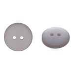 Пуговицы на 2 прокола 22L (14мм), пластик (col.42 светло-серый), CR-K18M, 144 шт