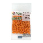 Бисер Astra&Craft 6/0 (4.1 мм), 150 г (10х15 г), цв. 50 оранжевый/непрозр
