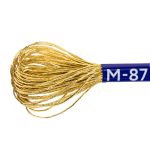 Мулине Gamma металлик JT 12 мотков по 11 метров, M-87 яр.золотистый, Gamma MOULINE