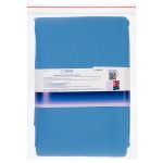 Футер 2-нитка с начесом 275 г/м², 150х180±5 см, голубой/blue, Gamma DBKTN