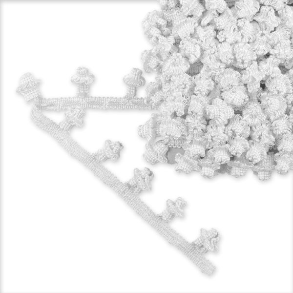 Бахрома отделочная 45.0 мм / 10 метров, 001 белый, Gamma 777