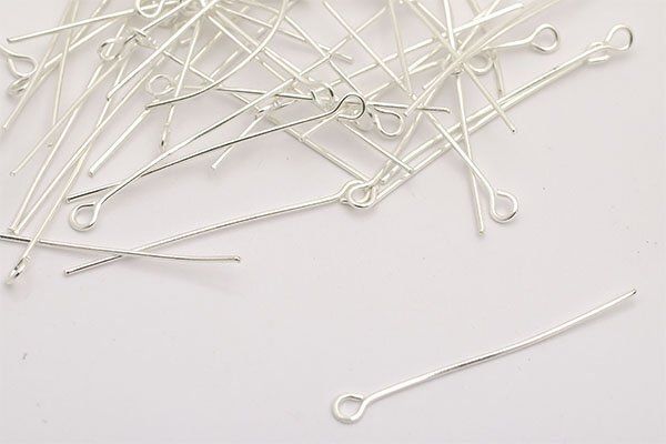 Штифт с петлей 35 мм, серебро, 500 г