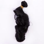 Трессы для кукол 15 см, 100 см, 38 г, 06 черный, HobbyBe HAR-4
