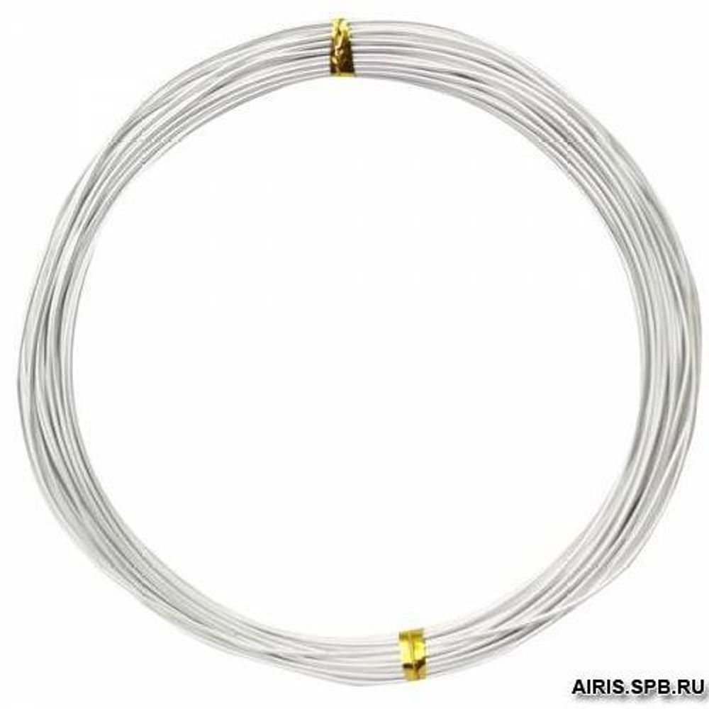 Проволока для рукоделия, 1 мм, 10 м, Астра, 21 темное серебро