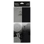 Бумага тишью 50х70 см, 5 шт, 10 л, 06 черный/серый, Stilerra TPA-04