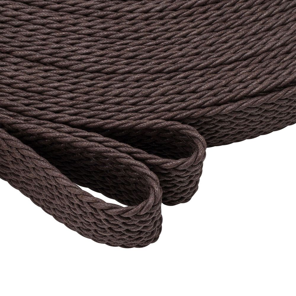 Стропа (ременная лента) 45 мм / 45.72 метра, [75.59 г/пог.м], плетеная вощёная, ZH108 коричневый, 3Al299