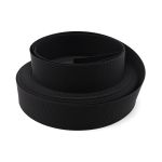 Стропа (ременная лента) 25 мм / 25 метров, толщ. 0.5 мм, [6.7 г/пог.м], 100% нейлон, черный