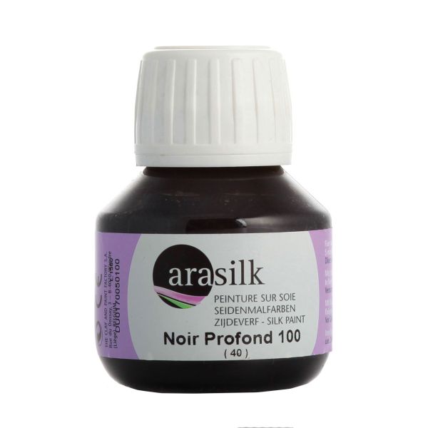 Краска для шелка H Dupont Arasilk, 50мл, 100 черный