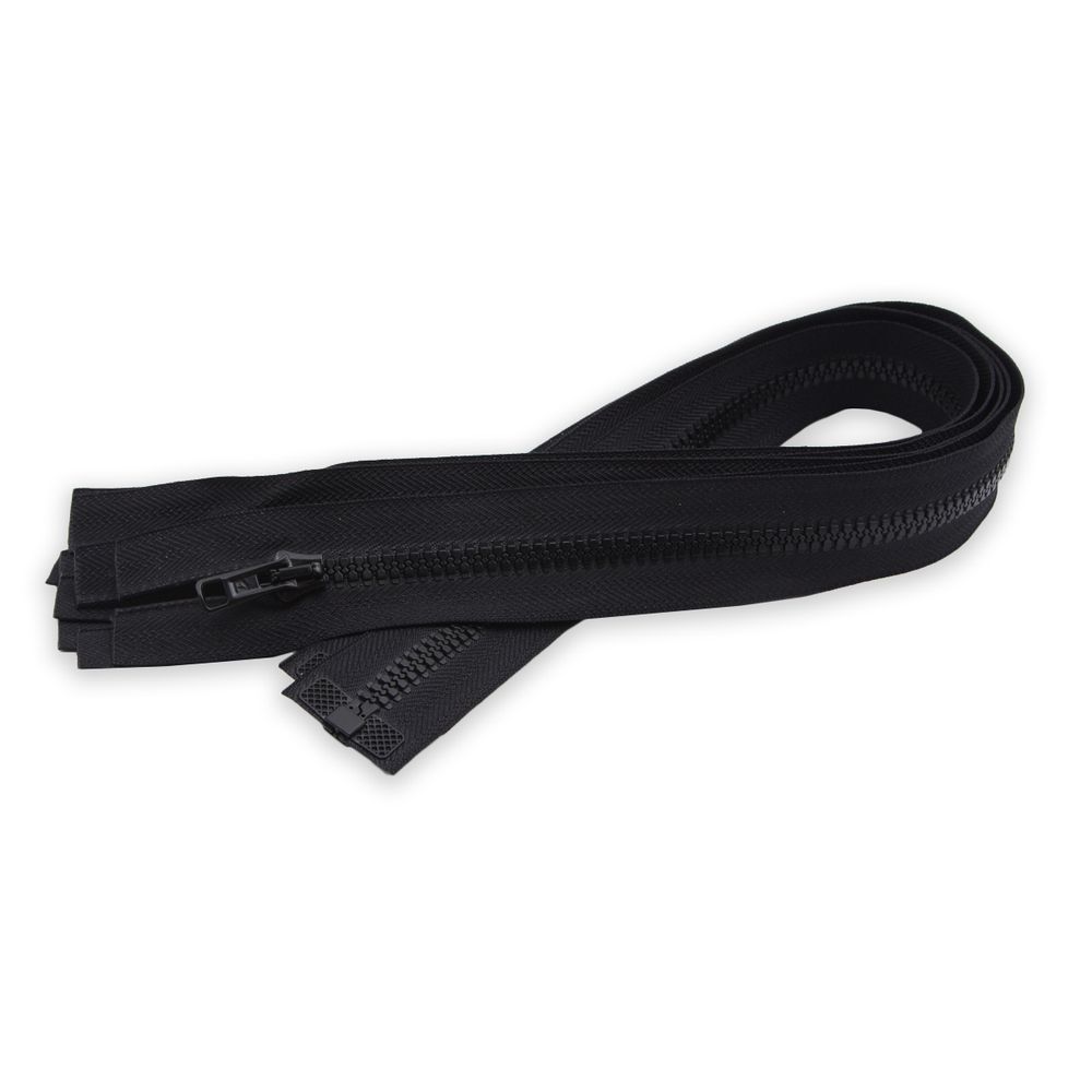 Молния трактор Arta Т6 (6 мм) 1 зам., разъем., 50 см, цв. 077 черный, уп.5 шт