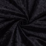 Плюш (ткань) 00 Peppy PCVL, 250±5 г/м², 150±2 см / 5 метров, винтажный, 10 черный