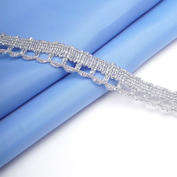 Тесьма 10 мм, 16м (серебро)