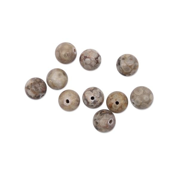 Бусины натуральный камень яшма 10 мм, 10 шт в упак, Астра