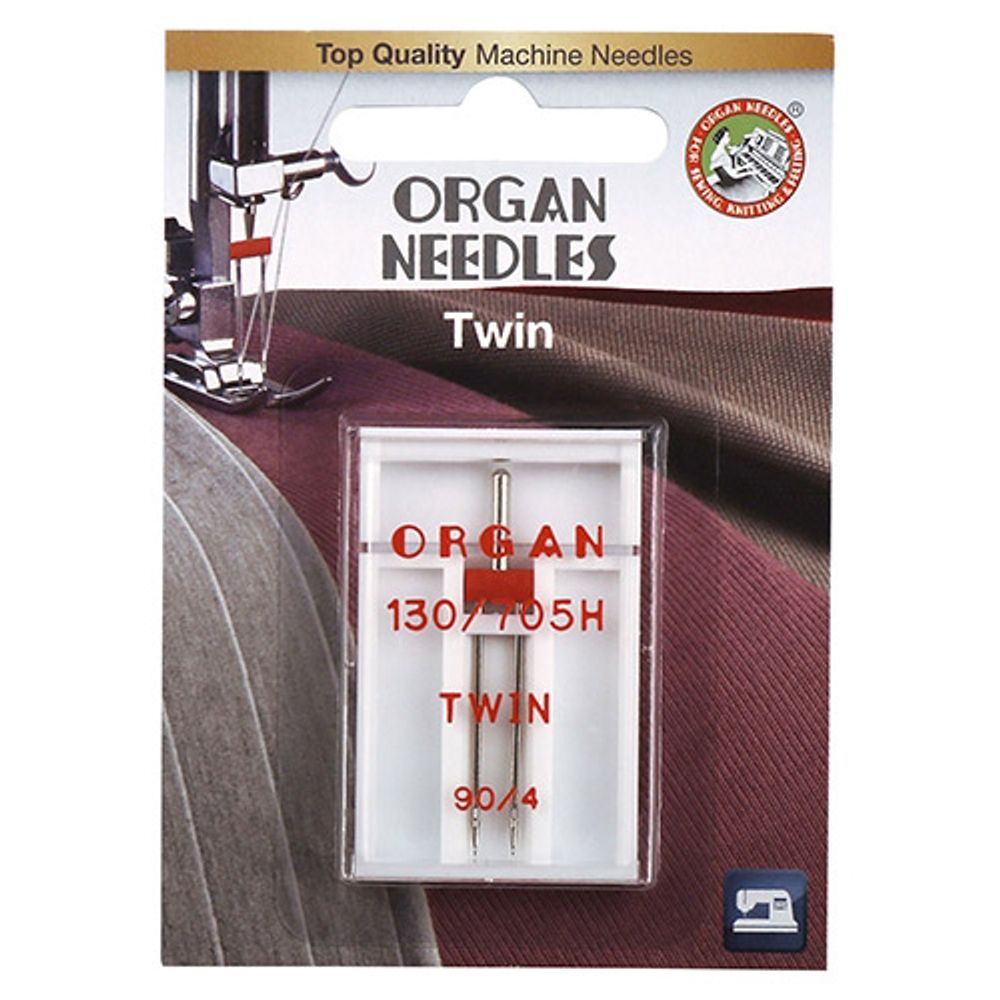 Иглы Organ двойные 1-90/4 Blister
