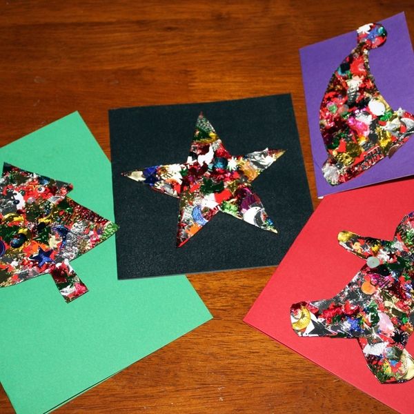 Декоративные фигурные звездочки ассорти 12 шт