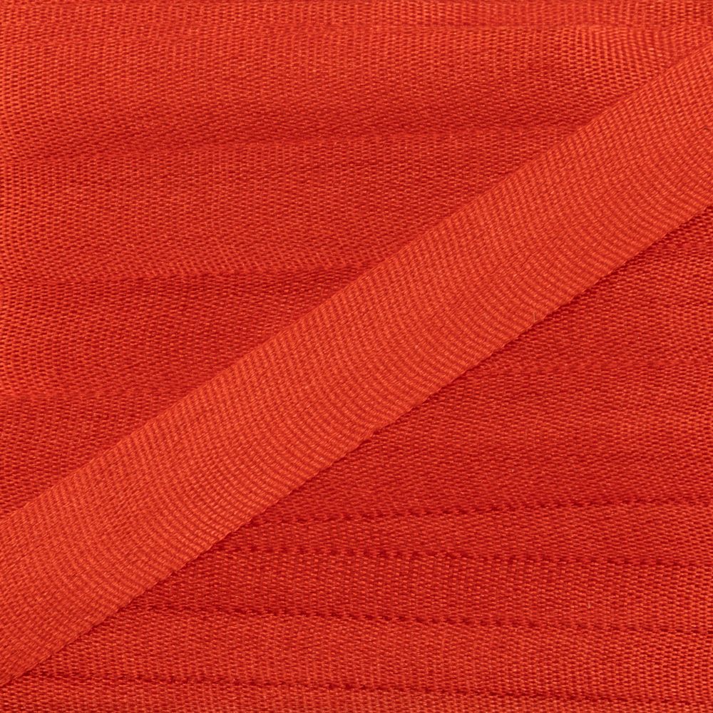 Лента (тесьма) шелковая 7.0 мм / 45.5±0.5 метров, №100 оранжевый, Gamma SR-7