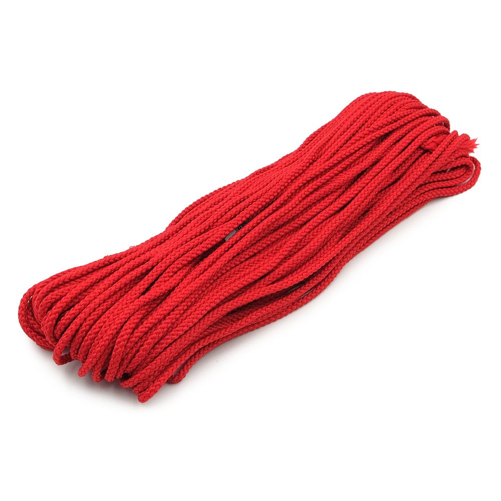 Шнур плетеный ⌀4.0 мм / 30 метров, красный