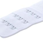 Удлинитель застежки для бюстгальтера 40.0 мм, 3х3 крючка, белый 1шт, Prym