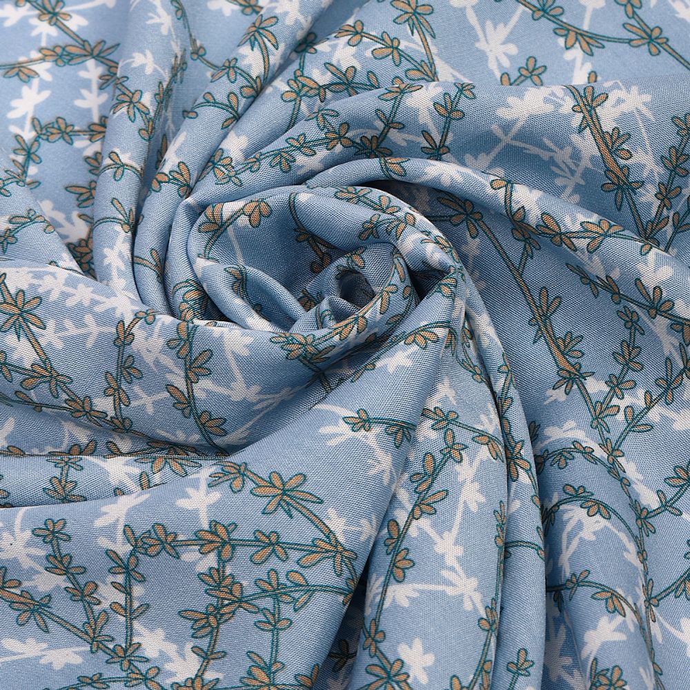 Штапель 90 г/м², 145 см / 25 метров, TBY Vi-E1326-3 цв.E1326-3