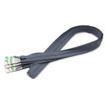 Молния спираль (витая) Arta Т5 (5 мм) 1 зам., разъем., 80 см, цв. 243 серый, уп.5 шт