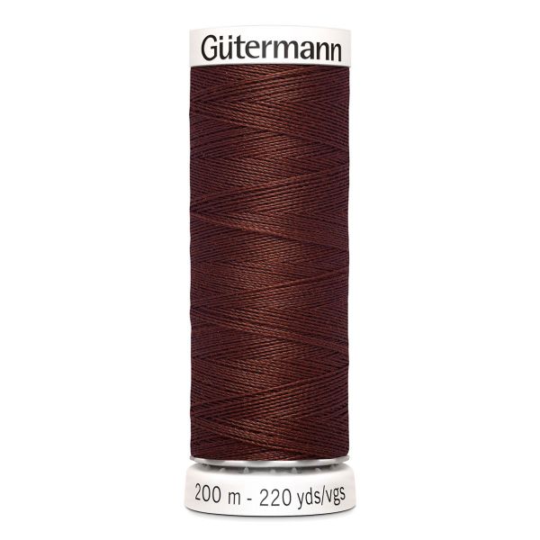 Нитки универсальные Gutermann Sew-all, 200м, 230 трюфельный, 5 катушек