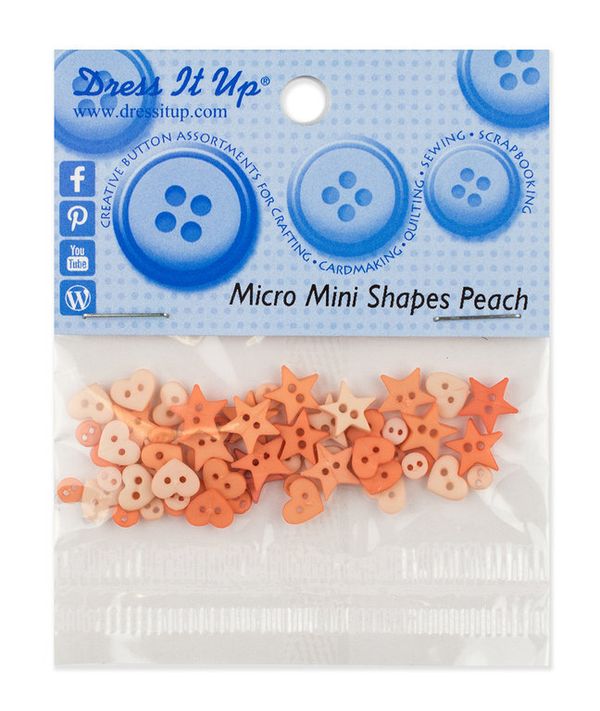 Украшения декоративные пуговицы 3251, Dress It Up, 1 шт