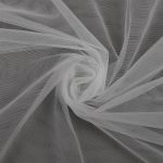 Сетка бельевая эластичная ультратонкая (эффект голого тела) 20 г/м², шир.300 см / 5 метров, Т1116.01/5, молочный /Т1116.01/5/