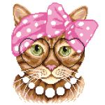 Алмазная (кристальная) мозаика Фрея, постер Маркиза Люси 30х30 см