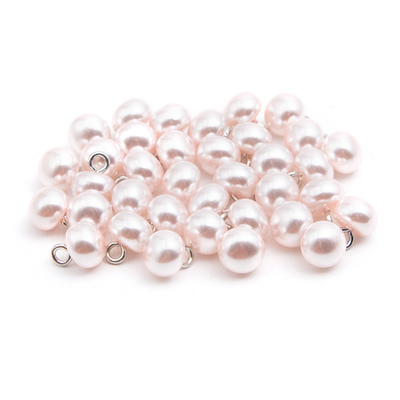 Пуговицы на ножке 8мм (Pink1 (розовый1)), 36 шт
