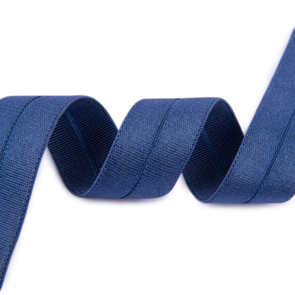 Резинка бельевая (окантовочная) блестящая 14.0 мм / 25 метров, 116 т-синий, Torioni GET-153PT