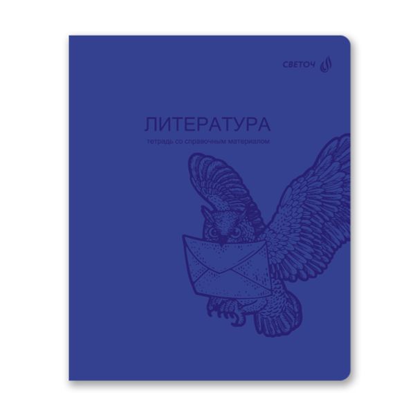 Комплект тетрадей со справочными материалами Яркость по расписанию, с запечат.пластик.обл. 320мкм A5 48 л. 12 шт на скобе 65 г/м², белизна 100% 1 шт клетка/линия, 01888 12 предметов, Светоч Т299