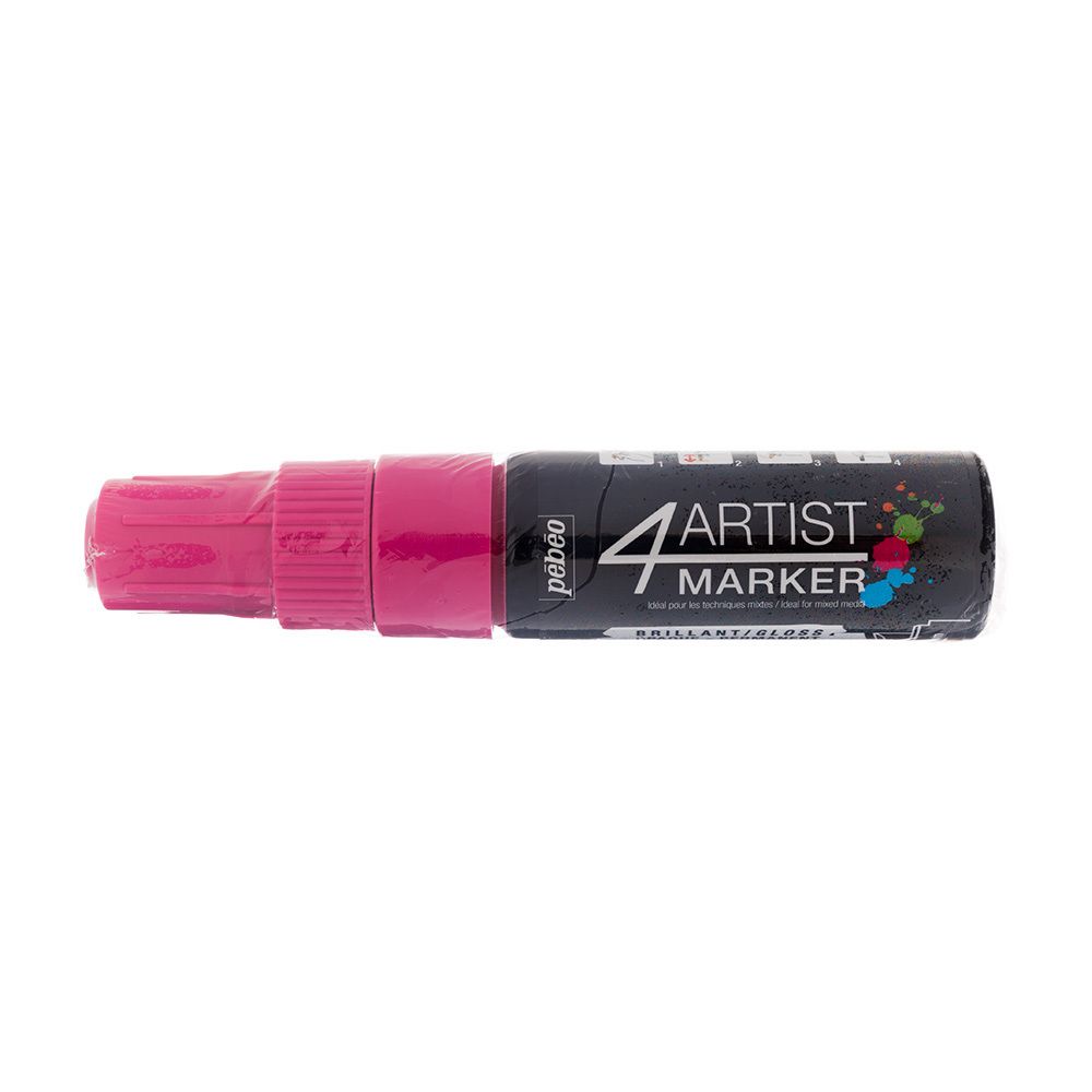 Маркер художественный 4Artist Marker на масляной основе 8 мм, перо скошенное 3 шт, 580237 розовый, Pebeo