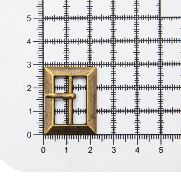 Пряжка ременная металл 20 мм (внешн. 29х22 мм), 10 шт, латунь, BIG