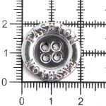 Пуговицы 4 прокола 32L (20мм), (Silver (серебристый)), 24 шт