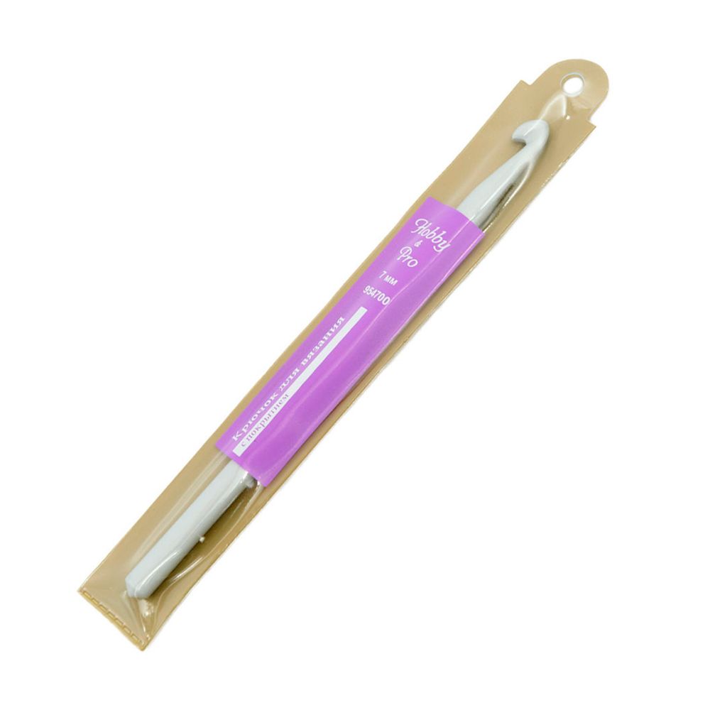 Крючок для вязания с покрытием ⌀7 мм, Hobby&amp;Pro 954700